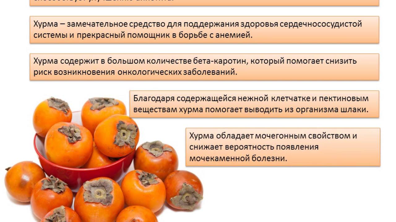 Хурма: польза и вред для организма