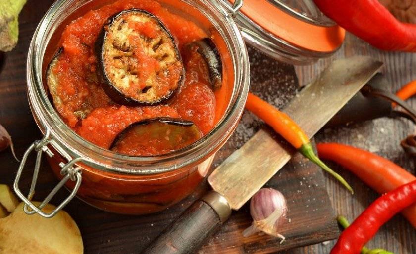 Баклажаны «огонек» на зиму - рецепты салата без стерилизации, острой ленивой закуски, с помидорами и медом