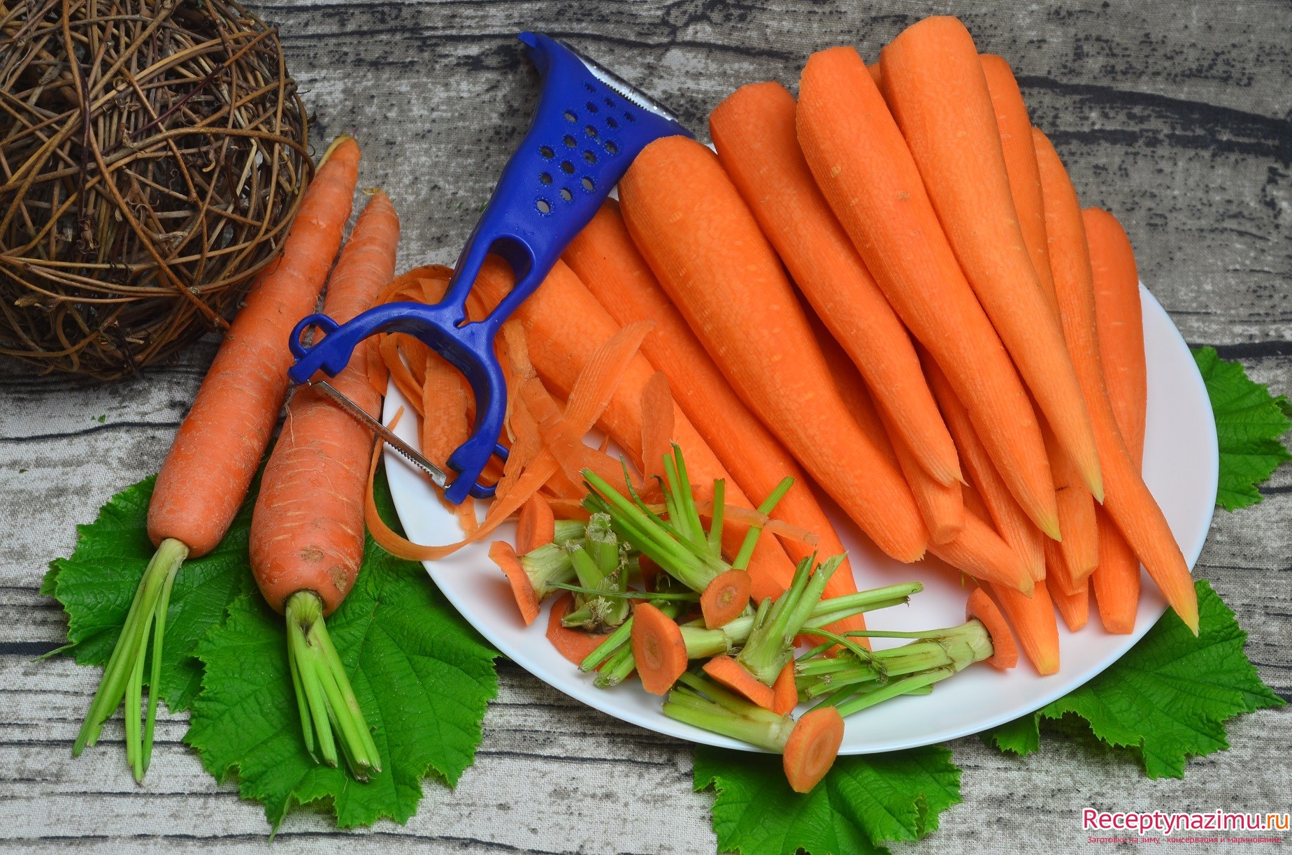 Фигурная морковь