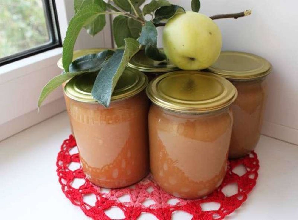 Пюре из яблок в домашних условиях простой рецепт на зиму с фото пошагово видео