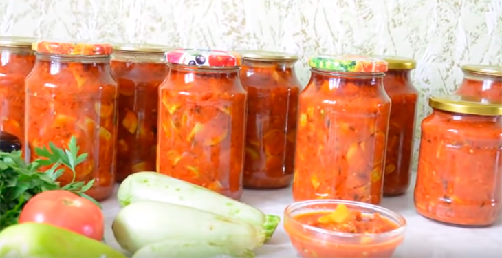 Салат из кабачков на зиму пальчики оближешь — вкусные рецепты с рисом, приправой для корейской моркови