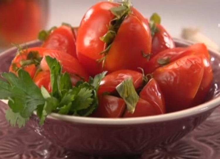 Вкусные рецепты маринованных соленых и малосольных помидоров по-армянски на зиму