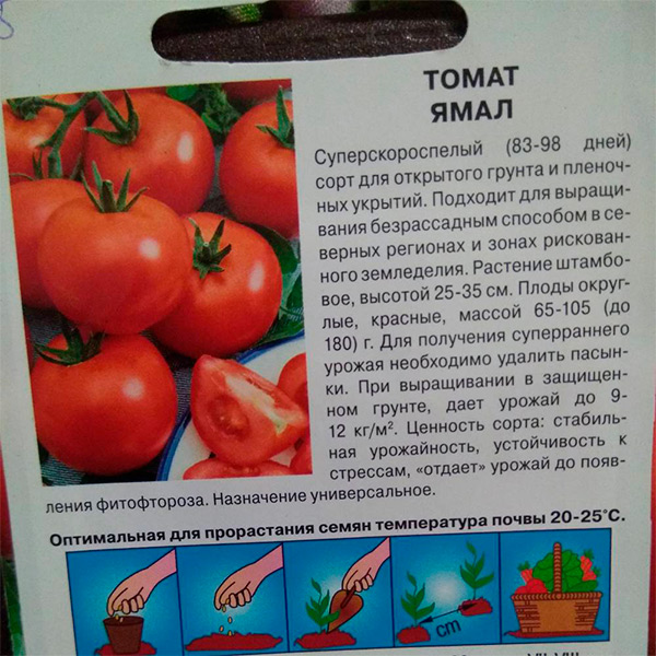 Томат ямал: описание сорта, отзывы, фото, урожайность | tomatland.ru