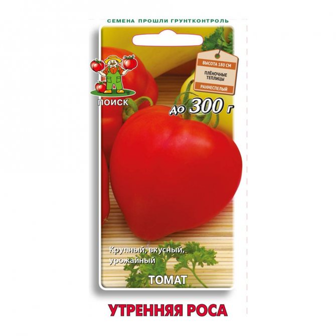 Семена томат утренняя роса: описание сорта, фото. купить с доставкой или почтой россии.