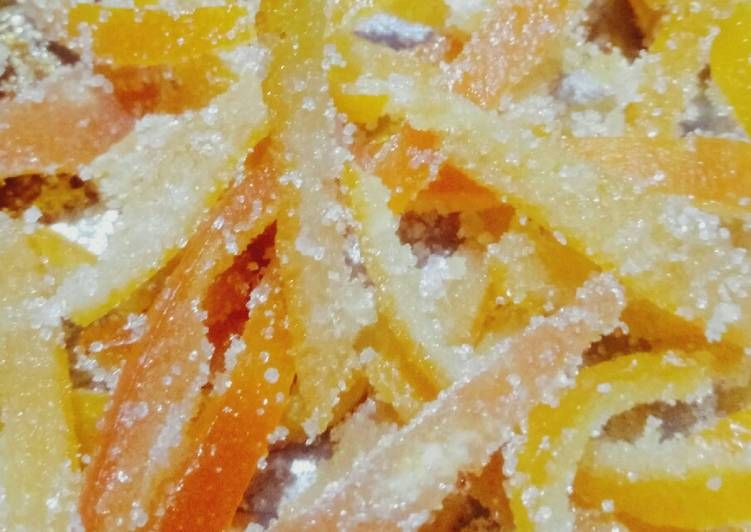 Цукаты из мандариновых корок в домашних условиях: рецепт и 2 быстрых способа