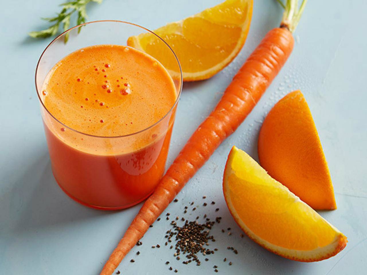Смузи морковь апельсин имбирь