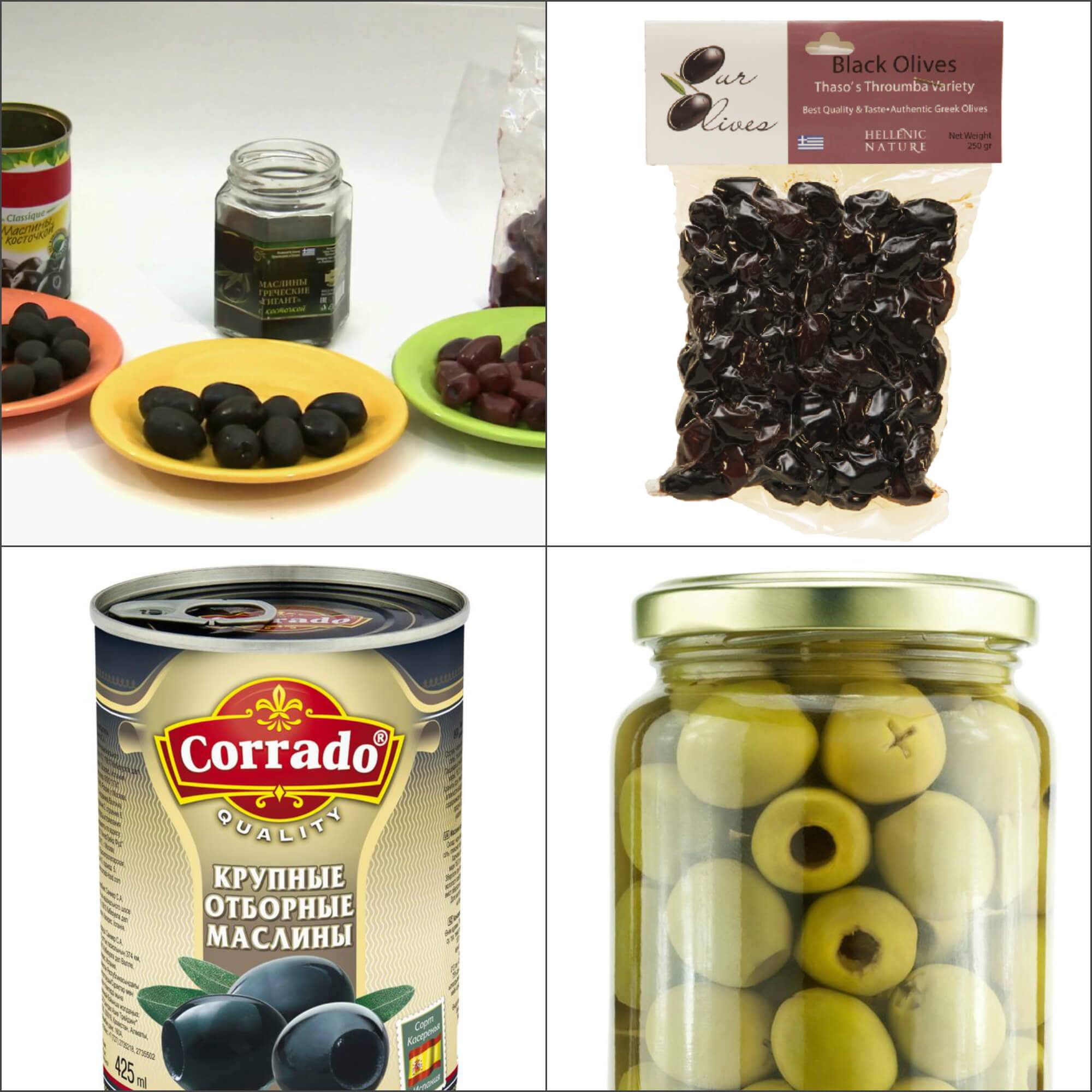 Натуральные или крашенные: в чем разница между консервированными оливками и маслинами?