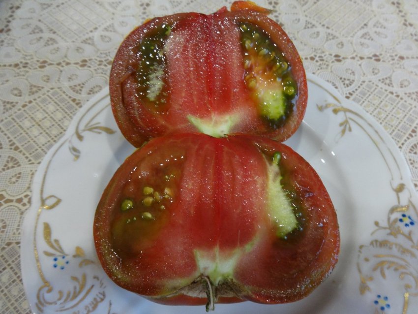 Сорт томата полосатый шоколад: описание, фото, урожайность