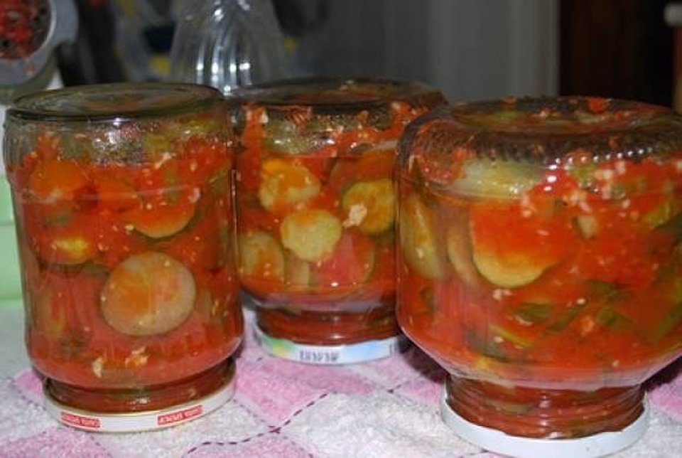 Обалденные рецепты огурцов в томатном соке на зиму без стерилизации