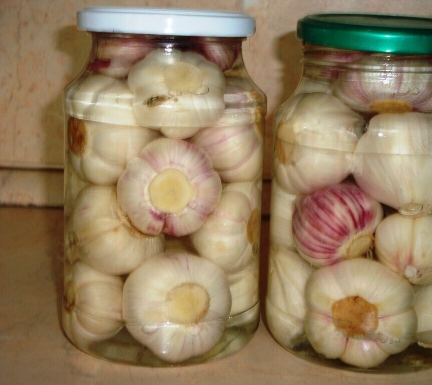 Заготовка чеснока в масле на зиму - 8 пошаговых фото в рецепте