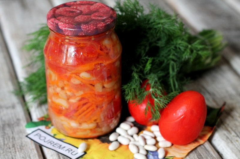 Салат из стручковой фасоли на зиму - ароматная закуска для зимних застолий: рецепт с фото и видео