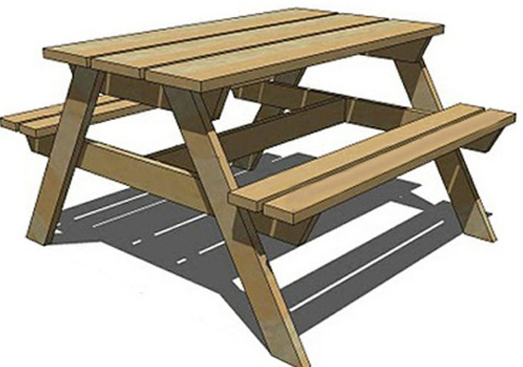 Собираем шикарный деревянный стол для дачи своими руками