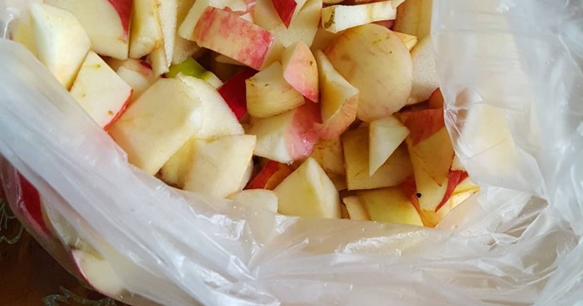 Как замораживать яблоки: 13 шагов (с иллюстрациями)