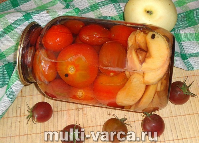 Маринованные помидоры с яблочным уксусом на зиму - receptivkysa