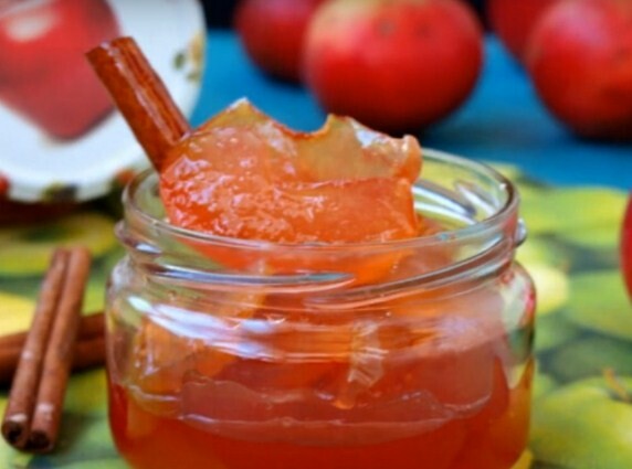Прозрачное варенье из целых яблок