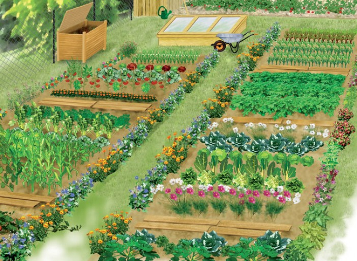 Красивый огород своими руками: 100 современных вариантов дизайна