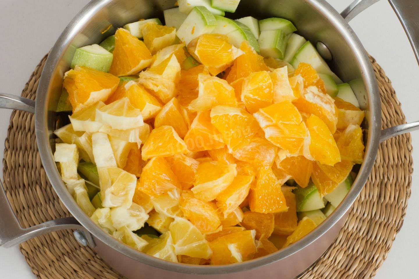 10 лучших рецептов приготовления варенья из кабачков с лимоном и апельсином