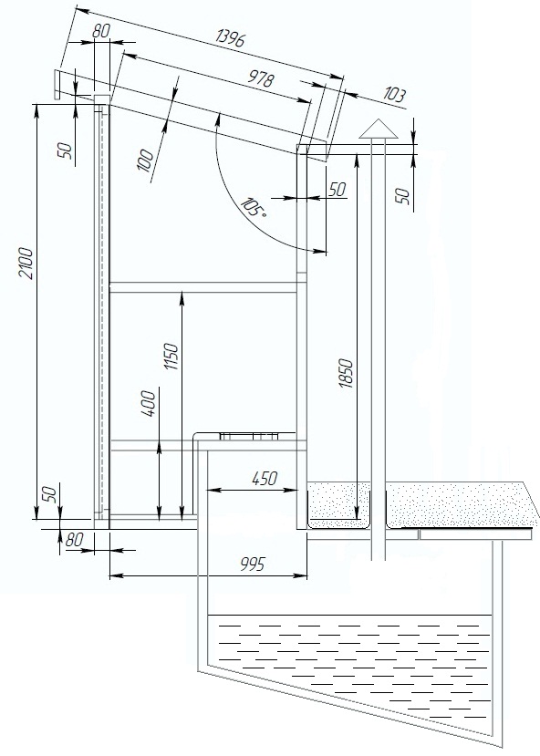 Сделать уличный туалет своими руками чертежи