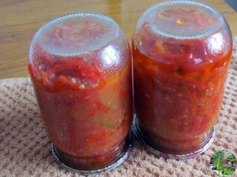 Рецепт консервированного лобио из стручковой и красной фасоли с овощами на зиму
