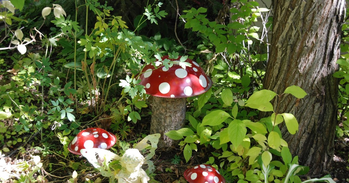 Как сделать гриб для сада из цемента – мастер класс с фото - каталог статей на сайте - домстрой