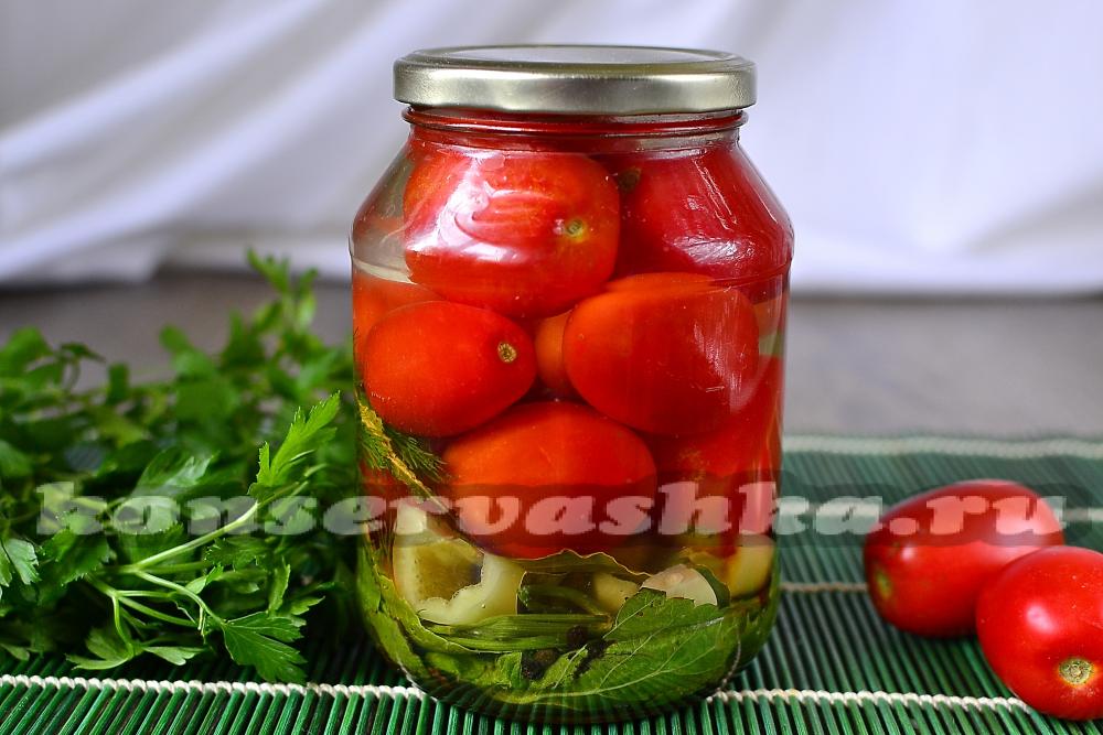 Рецепт маринованных помидоров с лимонной кислотой - 7 пошаговых фото в рецепте