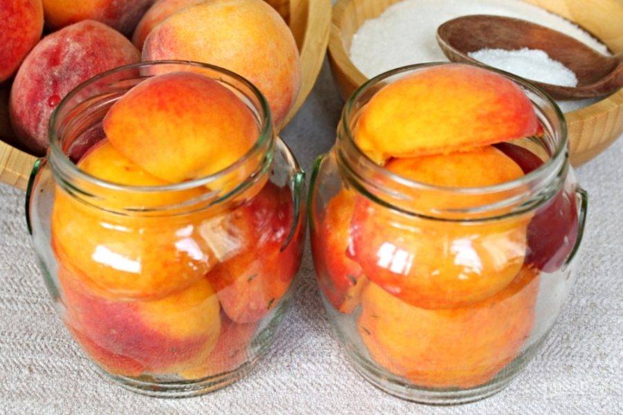 Персики консервированные - пальчики оближешь! -пошаговый рецепт с фото