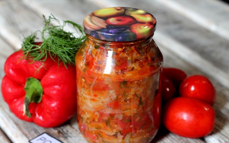 Самые вкусные салаты из помидор на зиму, лучшие рецепты пошагово с фото (топ 7) — wowcook.net