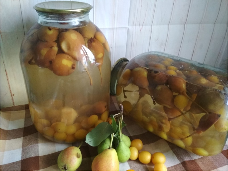 Компот из груш на зиму: рецепты на 3 литровую банку