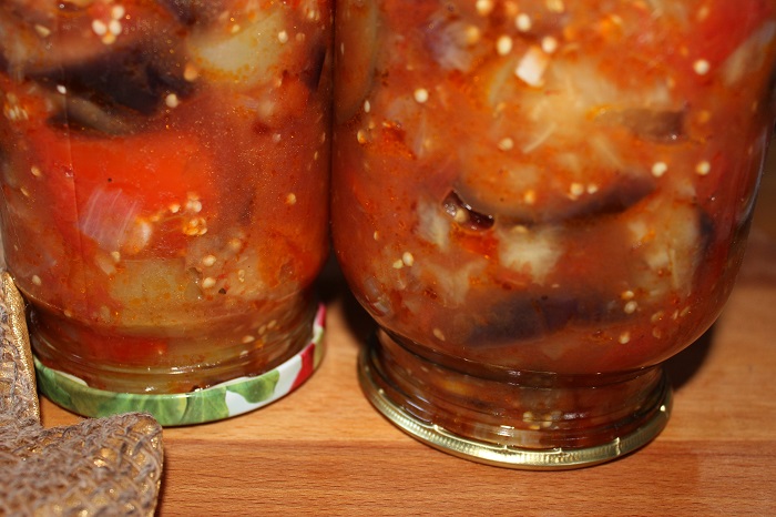 Баклажаны с помидорами на зиму – сохраним вкус и пользу лета! рецепты улетных закусок из баклажанов и помидоров на зиму
