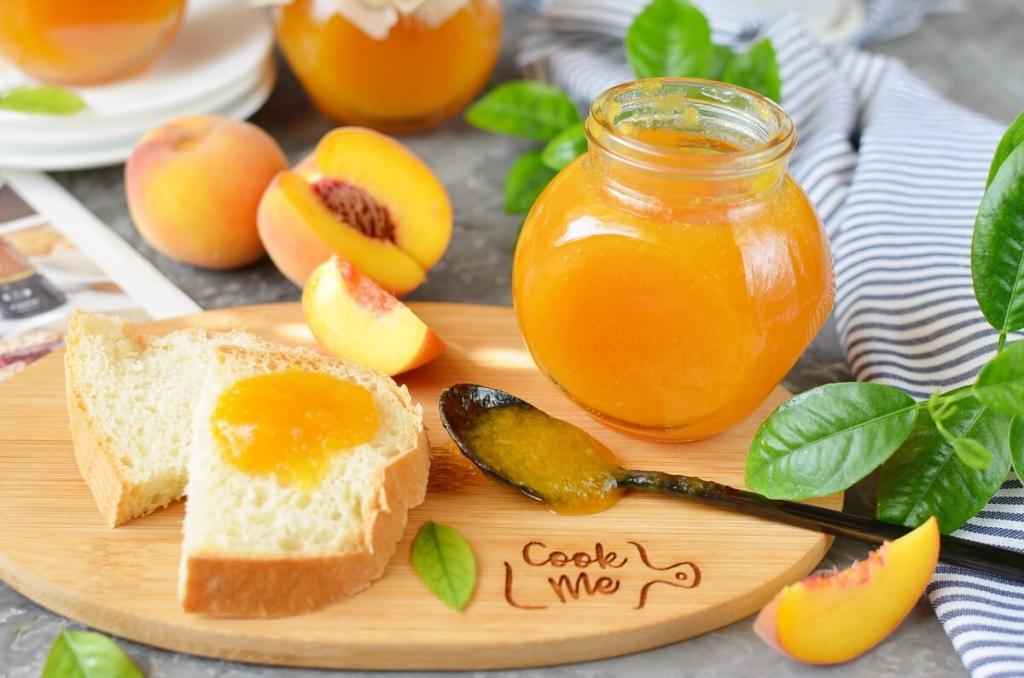 Пюре из персиков на зиму: простые рецепты, для грудничка, без стерилизации, без сахара, с яблоками