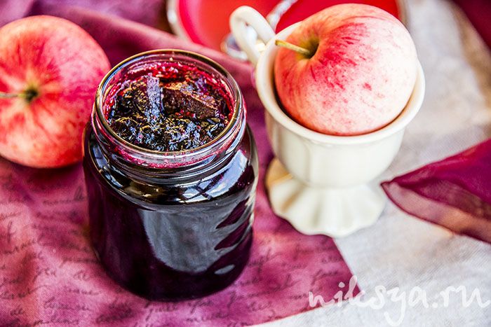 Варенье черноплодная рябина с яблоками рецепт с фото пошагово - 1000.menu