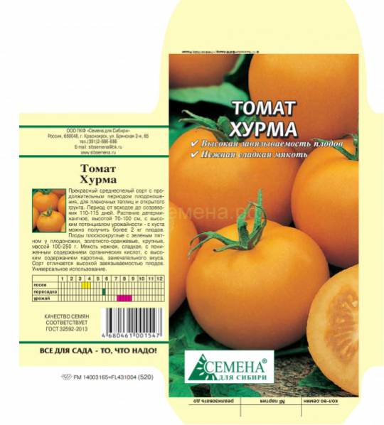 Томат "хурма": характеристика и описание сорта, урожайность, советы по выращиванию, фото помидор русский фермер