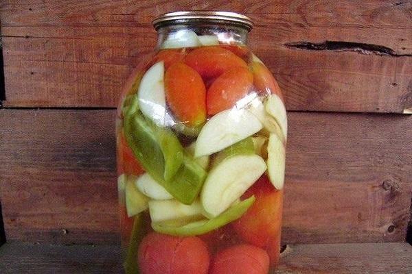 Рецепты маринования помидоров по-немецки с яблоками - всё про сады