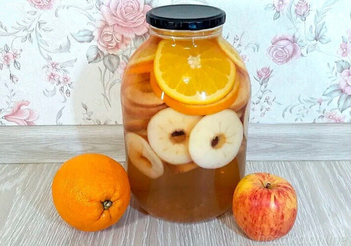 Компот из яблок и апельсинов – вкусный напиток с нотками экзотики. подборка лучших рецептов компота из яблок и апельсинов