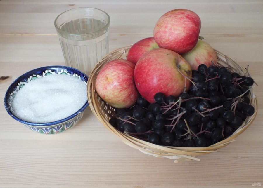 Варенье черноплодная рябина с яблоками рецепт с фото пошагово - 1000.menu