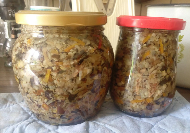 Грибная икра - рецепты из свежих, сушеных и соленых грибов с морковью, луком, помидорами