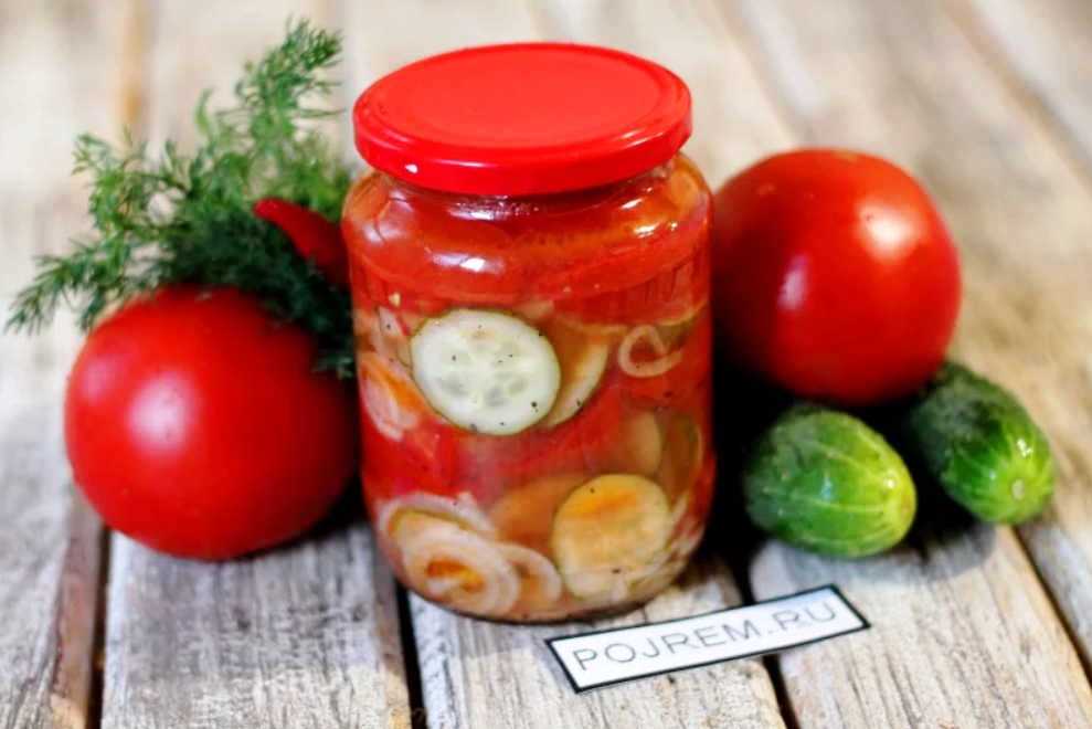 Огурцы в томатном соусе на зиму: рецепты заготовок
