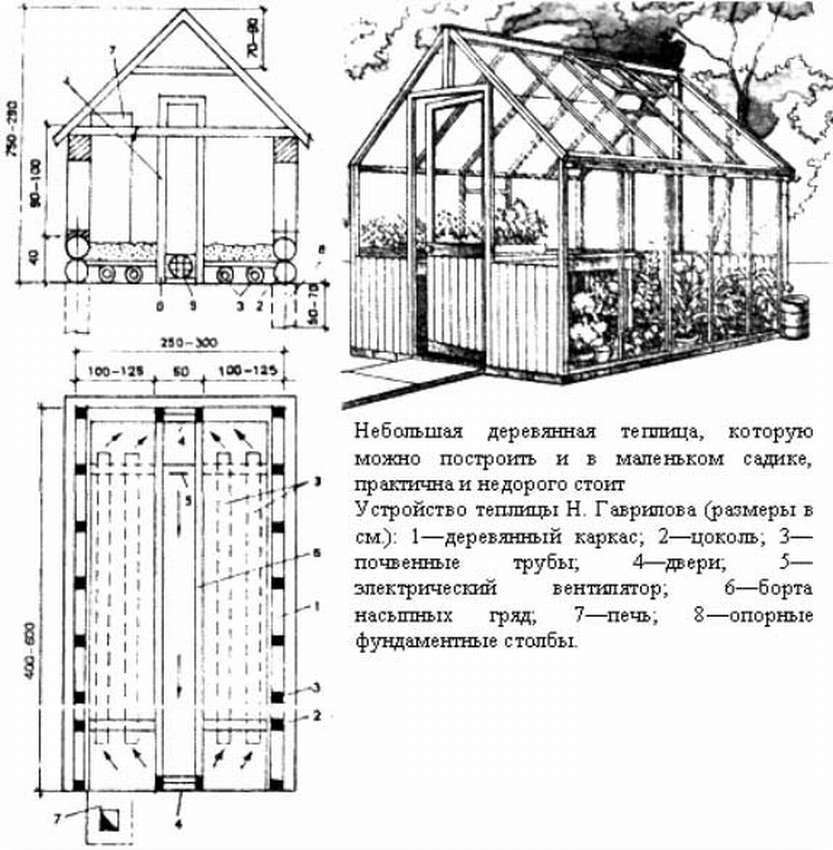 Как построить теплицу своими руками из дерева? фото деревянных теплиц под пленку русский фермер