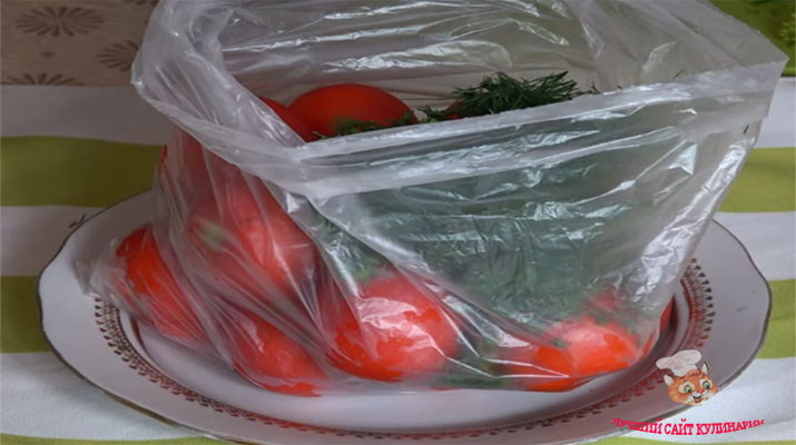 Малосольные помидоры в пакете: быстрый рецепт вкусной закуски. рецепты быстрого приготовления малосольных помидоров в пакете