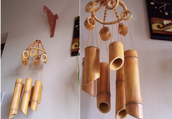 Музыка ветра фен шуй: куда вешать, что означает, для дома, 8 трубочек, из бамбука