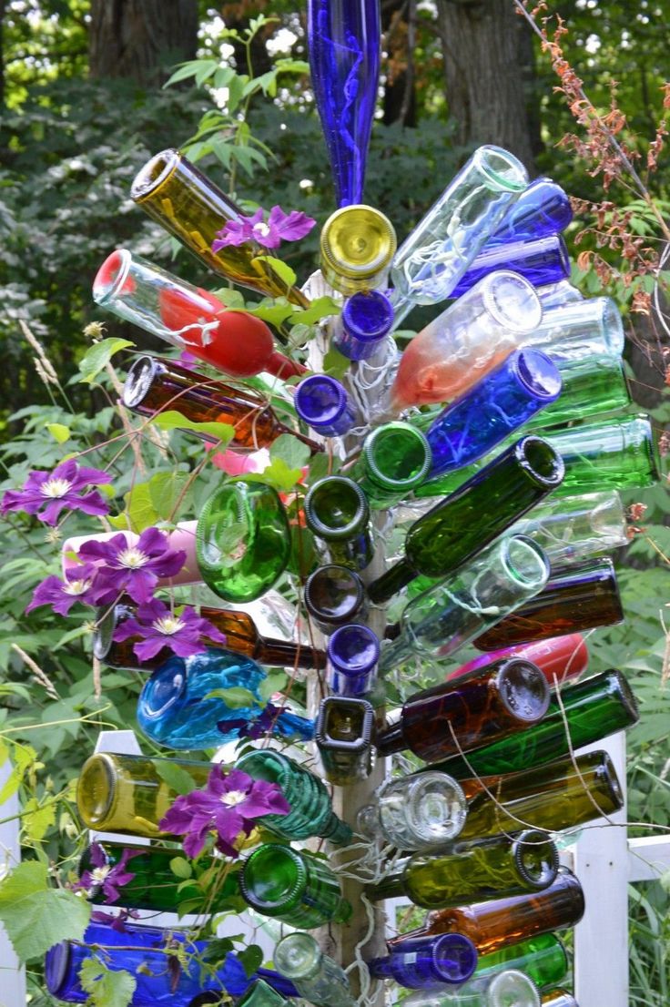 Как сделать ограждение грядок из пластиковых бутылок