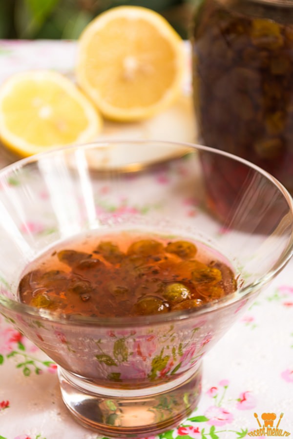 Крыжовник с лимоном на зиму: рецепты без варки с пошаговым приготовлением