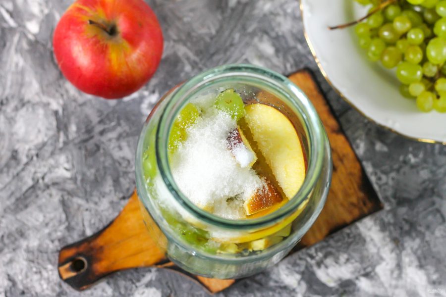 Компот из яблок с лимоном: 2 пошаговых рецепта приготовления на зиму, хранение