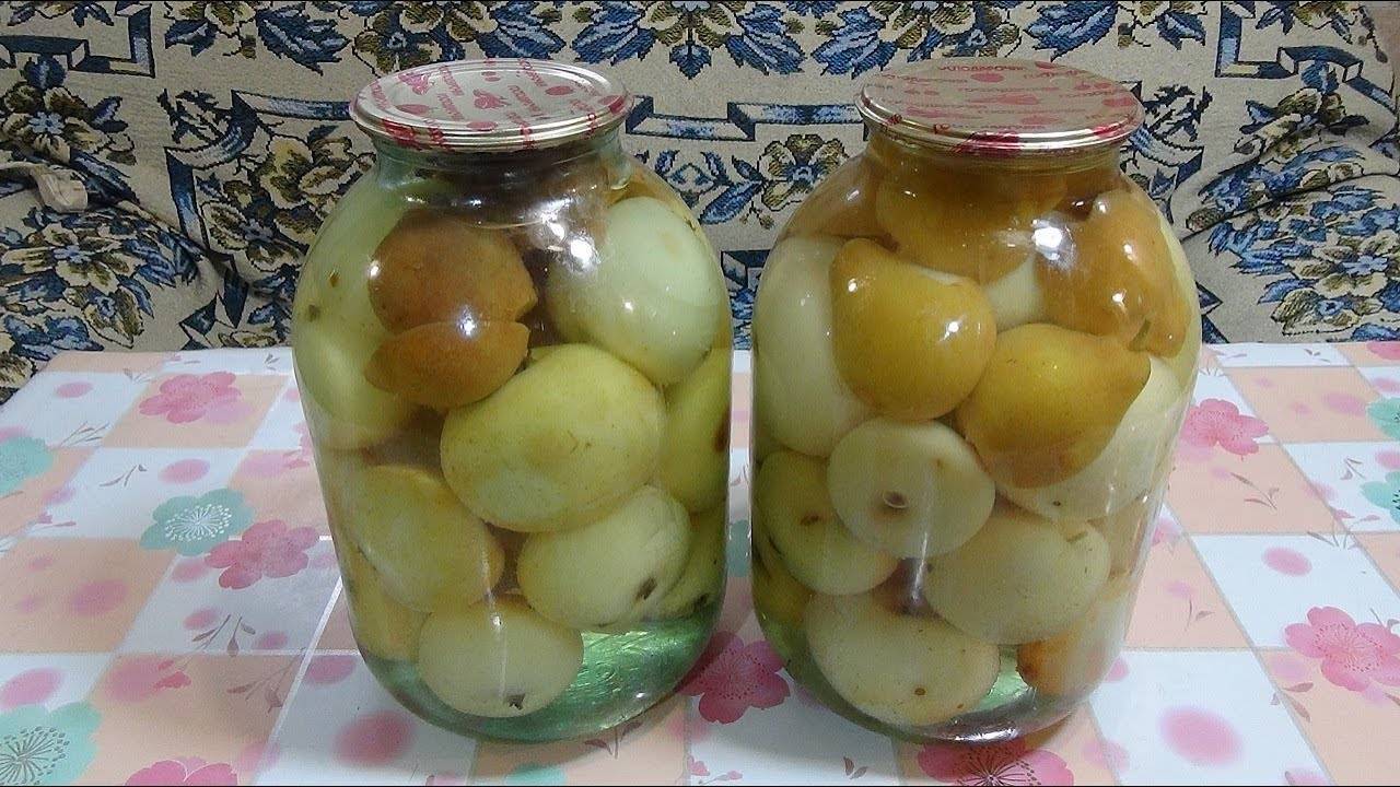 Пошаговый рецепт приготовления компота из груш на зиму