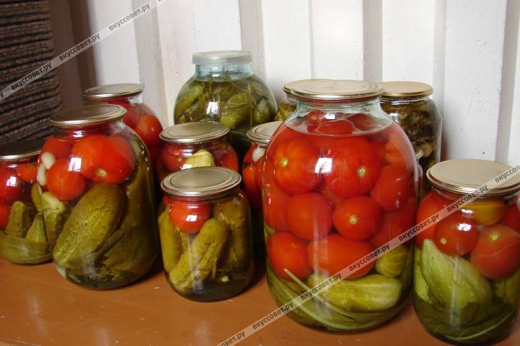 Рецепты вкусного ассорти на зиму из огурцов и помидоров с фото пошагово