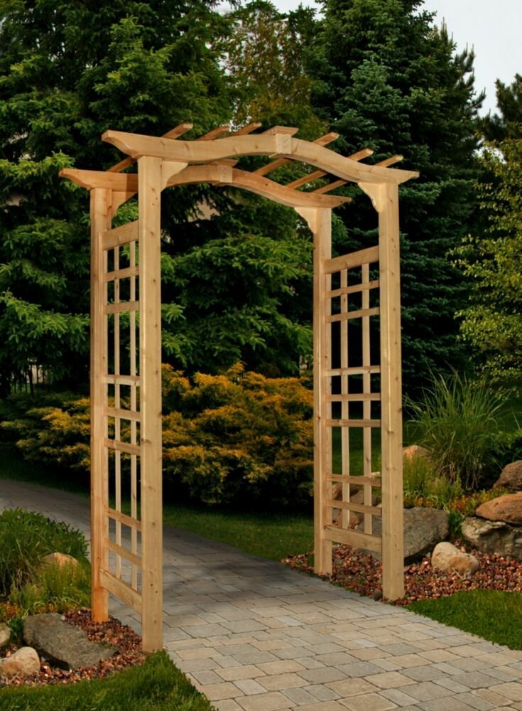 Садовая арка своими руками - лучшие проекты из современных материалов (120 фото)