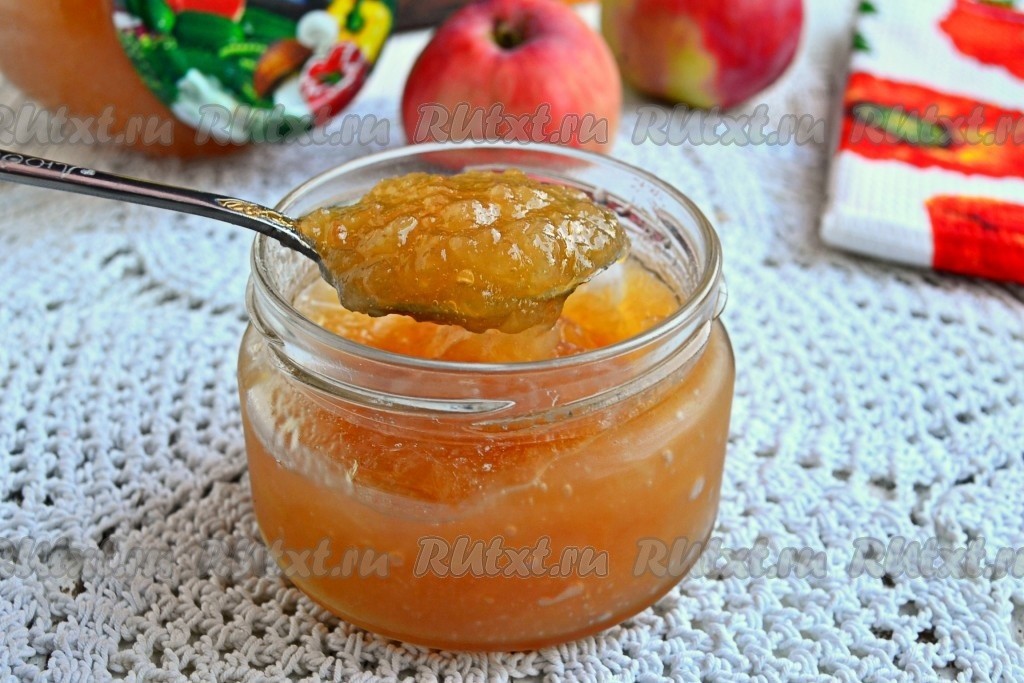 Яблочный джем на зиму — пошаговый рецепт с фото