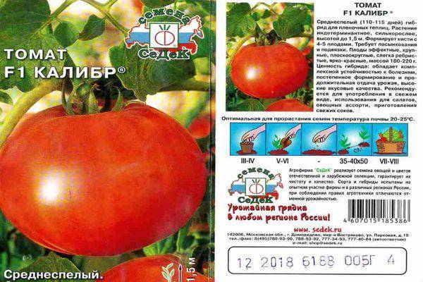 Описание крупноплодного гибрида томатов Главный калибр F1 и рекомендации по выращиванию