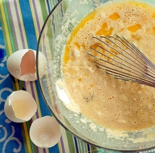 Рецепт блинов на воде с яйцами и мукой пошаговый