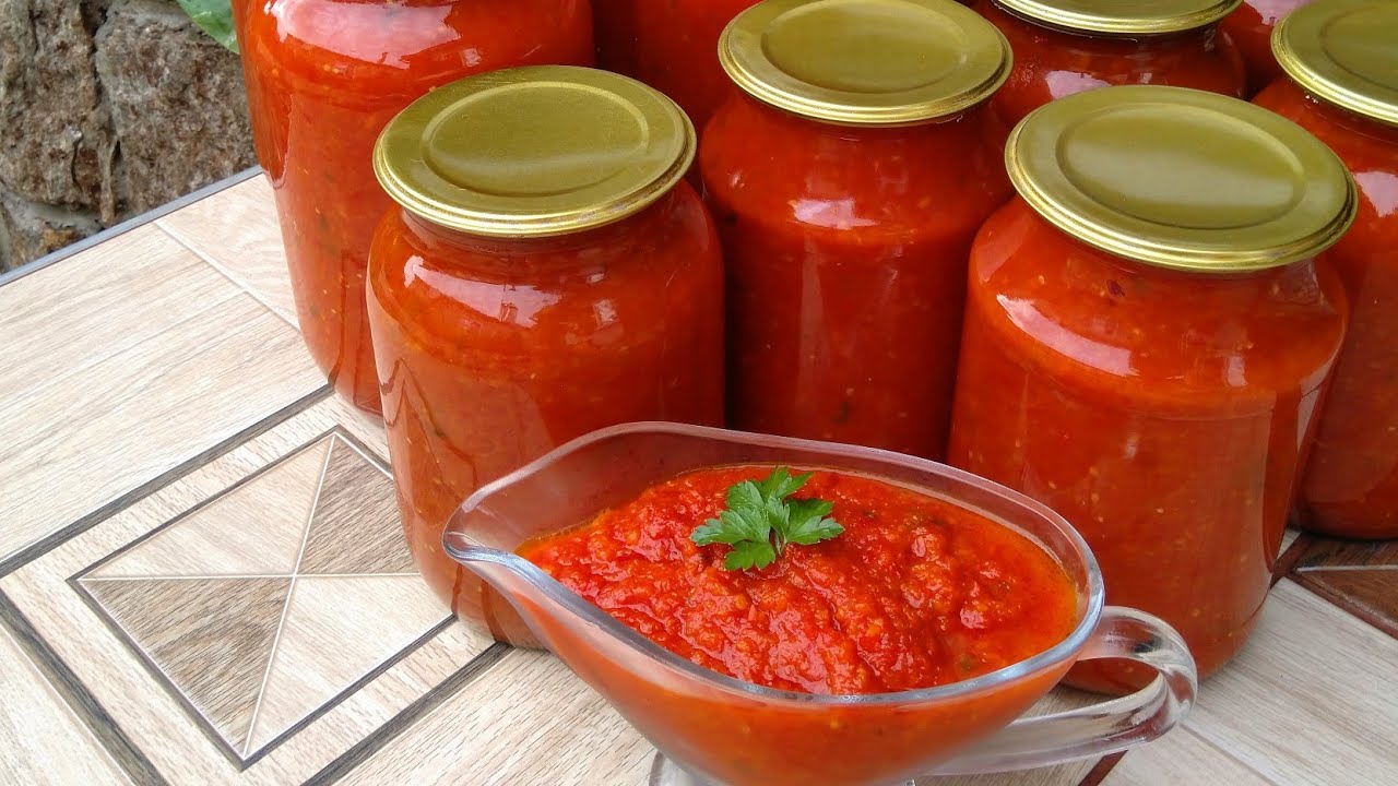 Как сделать соус из помидоров на зиму по пошаговому рецепту с фото